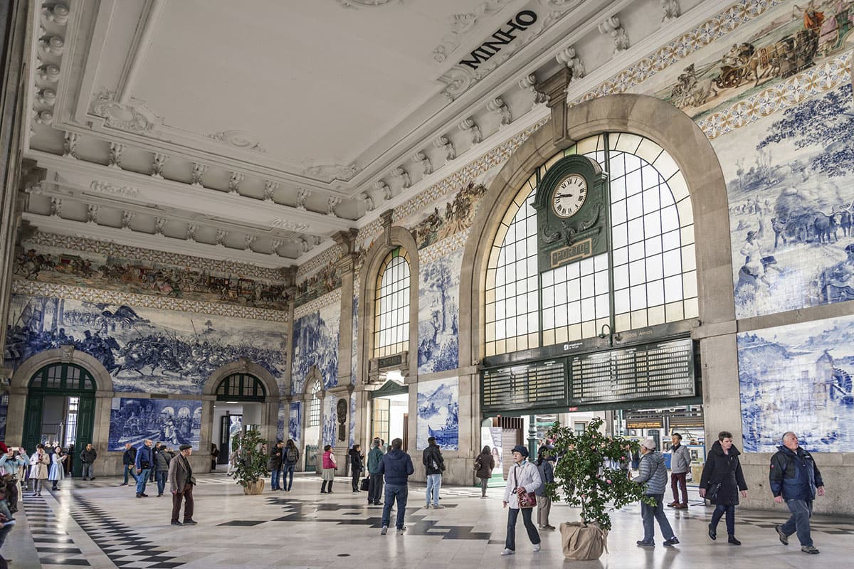 Visiter la Gare de Porto-São Bento